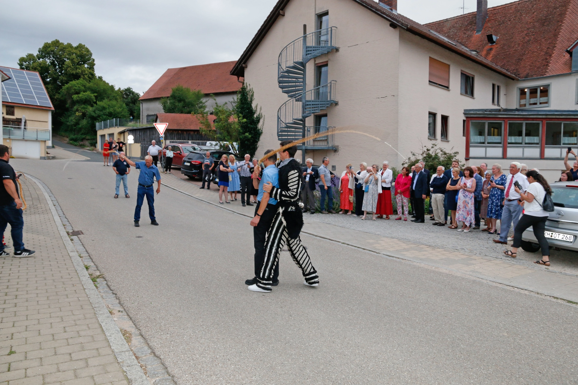 Pumpernickel in Aktion 2023 Brentwoodbesuch Goalschnalzer